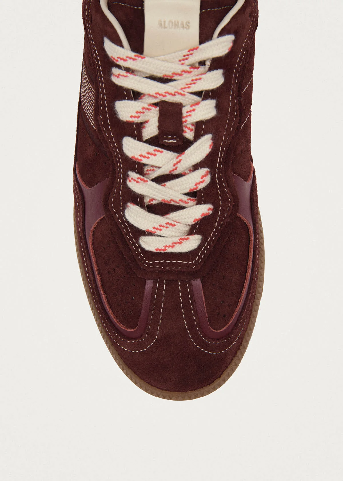 Tb.490 Rife Burgundy Cream Leather Sneakers