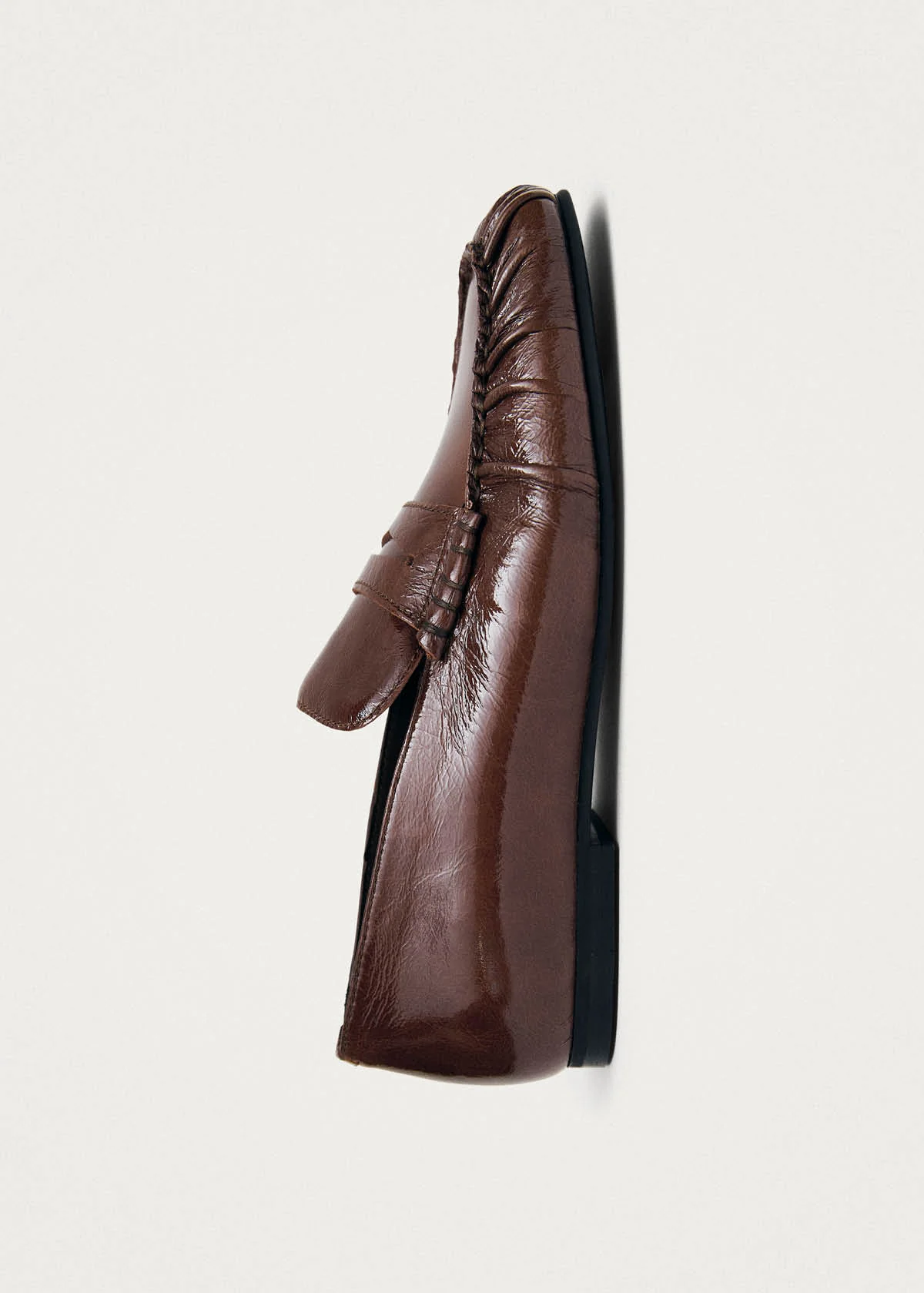 Aven Patent Brown Leather Loafers