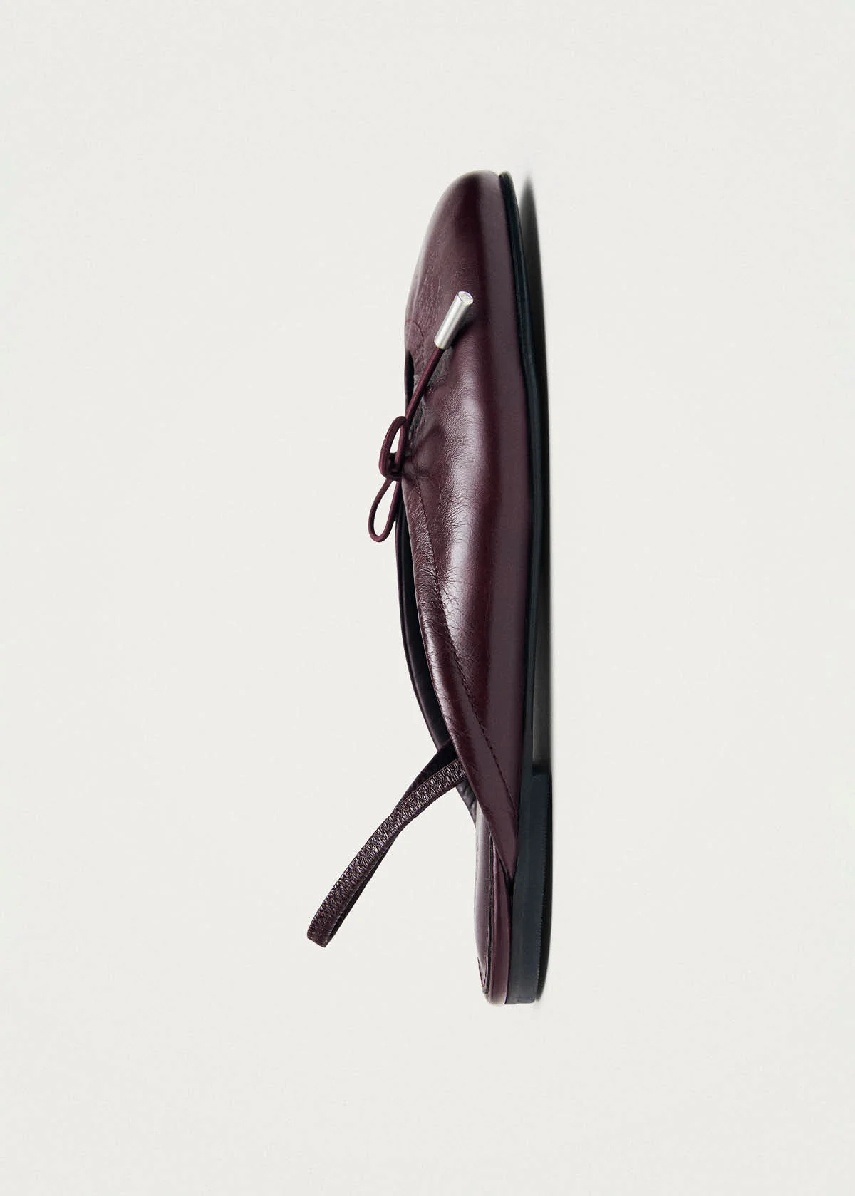 Oli Rift Burgundy Leather Ballet Flats