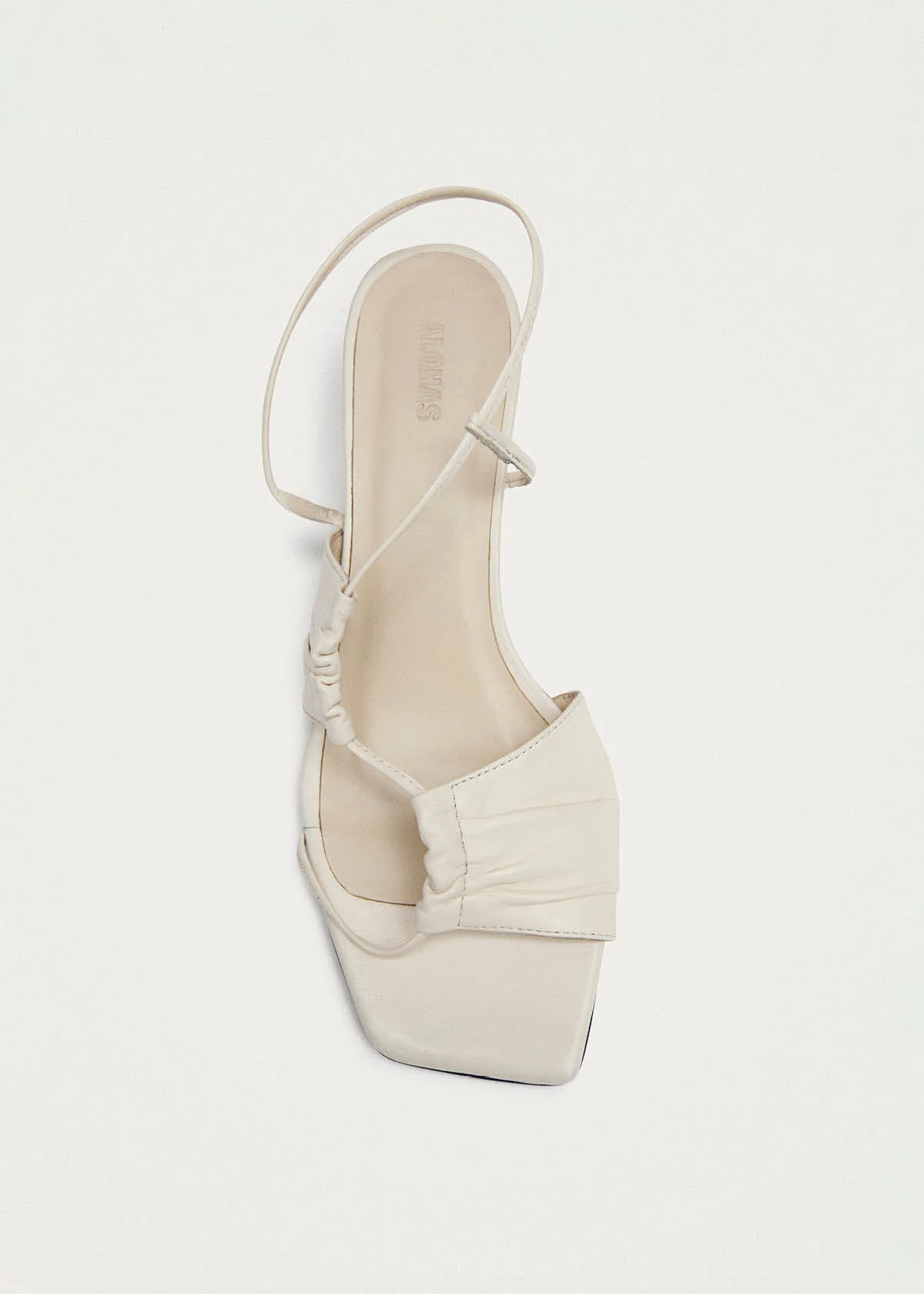 Juniper Cream Leather Sandals
