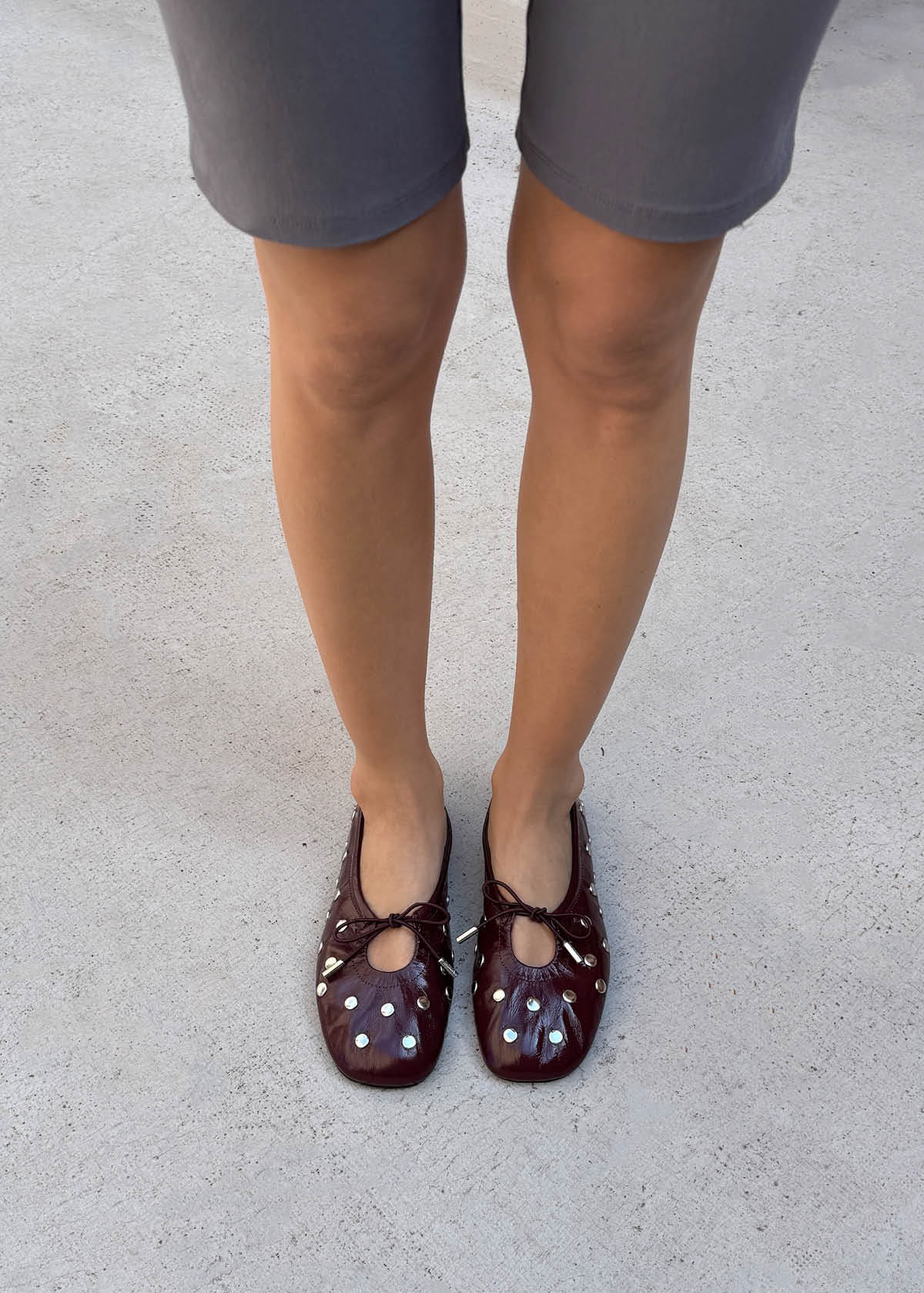 2074-rosalind-all-studs-patent-burgundy-leather-ballet-flats-2.jpg Rosalind All Studs Patent Burgundy Leather Ballet Flats